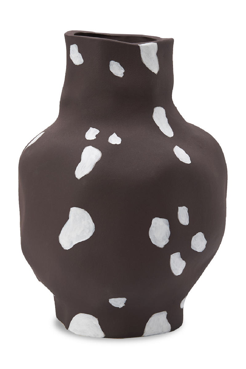 Brown Ceramic Organic Vase | Liang & Eimil Bruno | Oroatrade.com