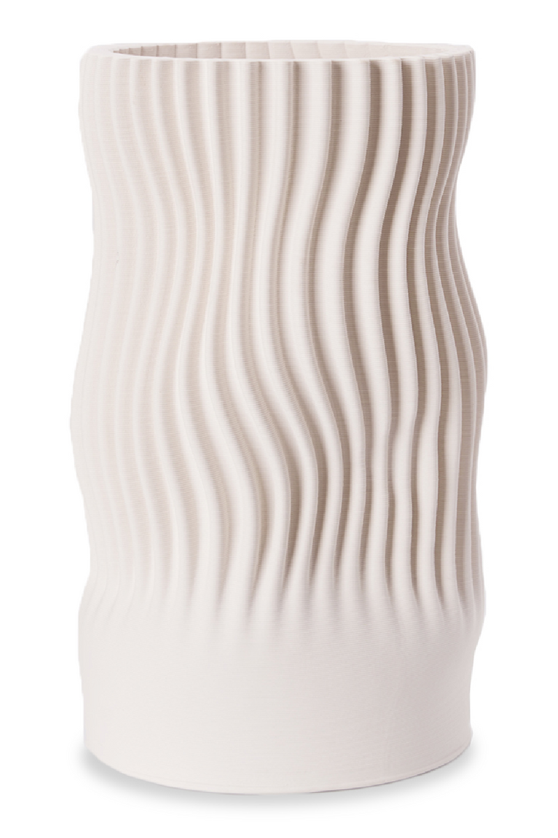 Ceramic Wave-Textured Vase | Liang & Eimil Imera | Oroatrade.com