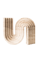 Beige Travertine Sculpture | Liang & Eimil Scotti | Oroatrade.com