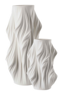 White Ceramic 3D-Painted Vase | Liang & Eimil Waven | Oroatrade.com