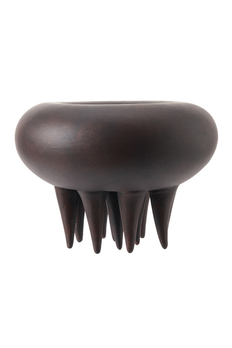 Brown Ceramic Jellyfish Vase | Liang & Eimil Zenith | Oroatrade.com