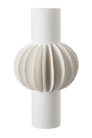 White Ceramic Petal Vase | Liang & Eimil Lara | Oroatrade.com