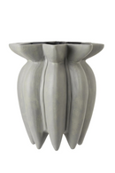 Gray Ceramic Fluted Vase | Liang & Eimil Petra