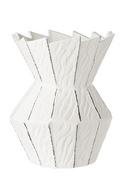 Textured White Ceramic Vase | Liang & Eimil Cresta | Oroatrade.com