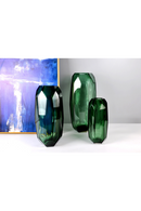 Green Faceted Glass Vase | Liang & Eimil Emerald | Oroatrade.com