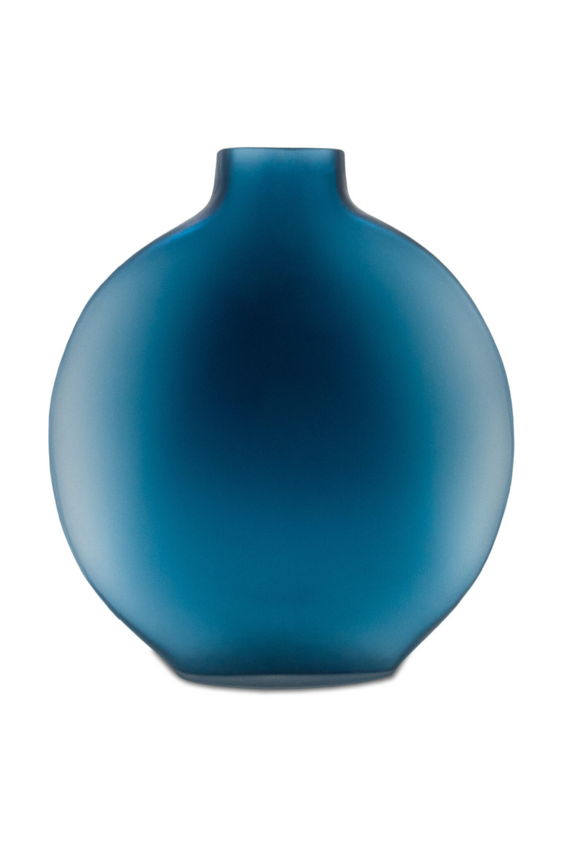 Blue Glass Round Vase | Liang & Eimil Ocean | Oroatrade.com