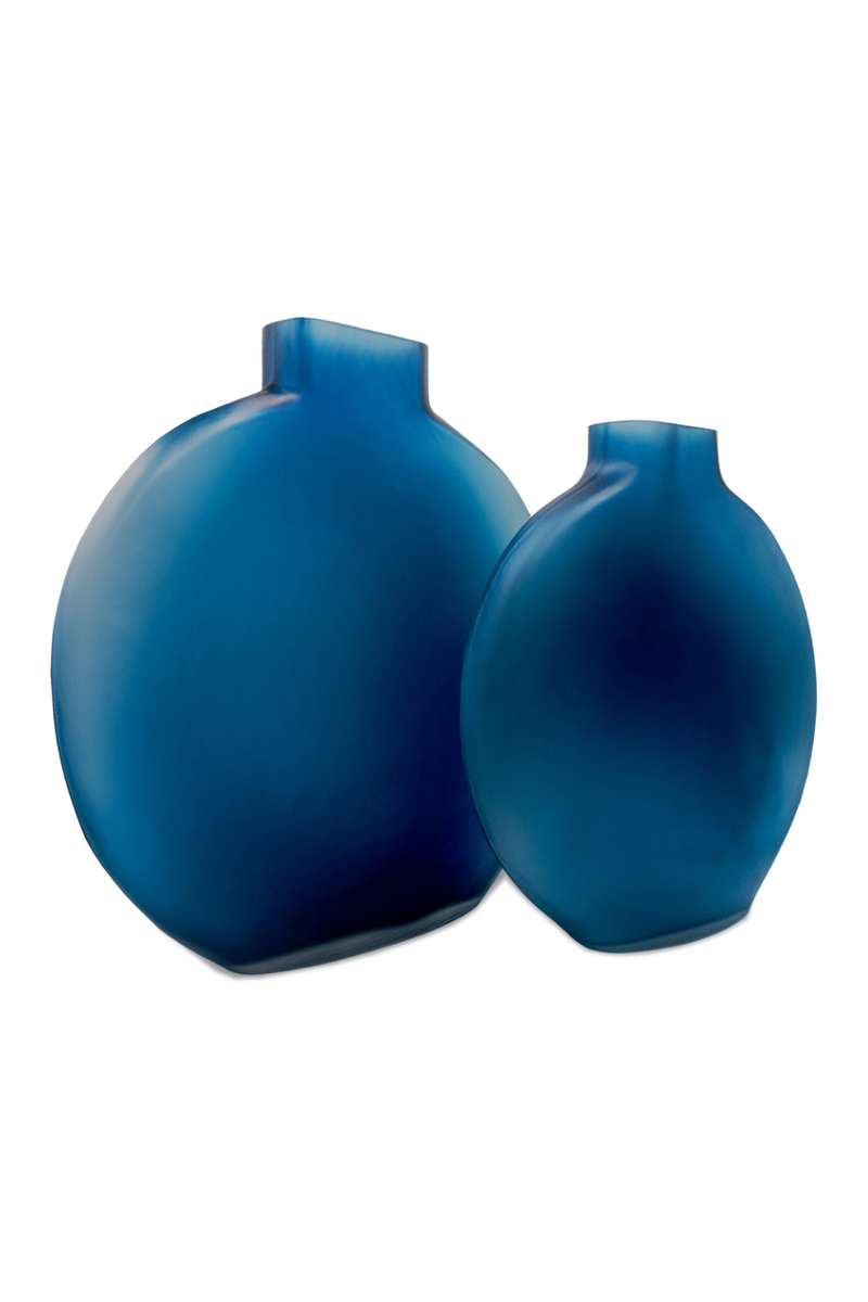 Blue Glass Round Vase | Liang & Eimil Ocean | Oroatrade.com
