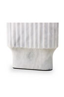 White Marble Ribbed Vase | Liang & Eimil Renzo | Oroatrade.com