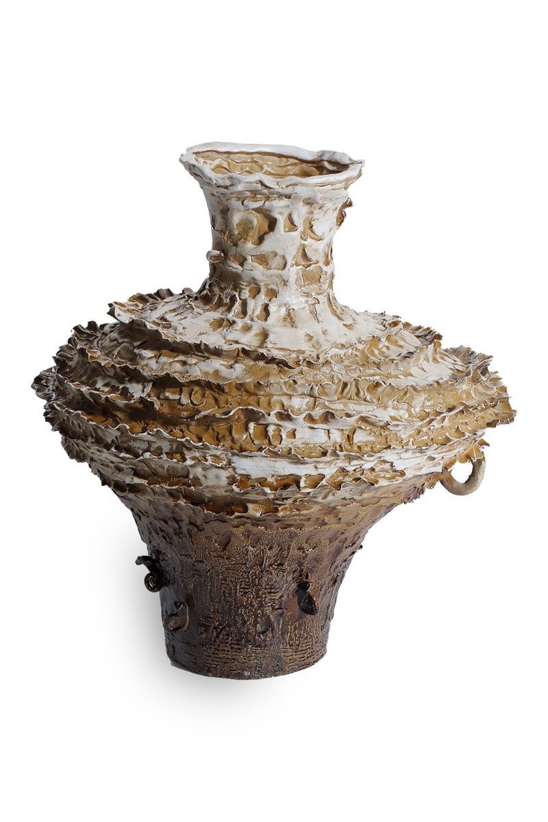 Brown Organic Textured Vase | Liang & Eimil Palmeria | Oroatrade.com
