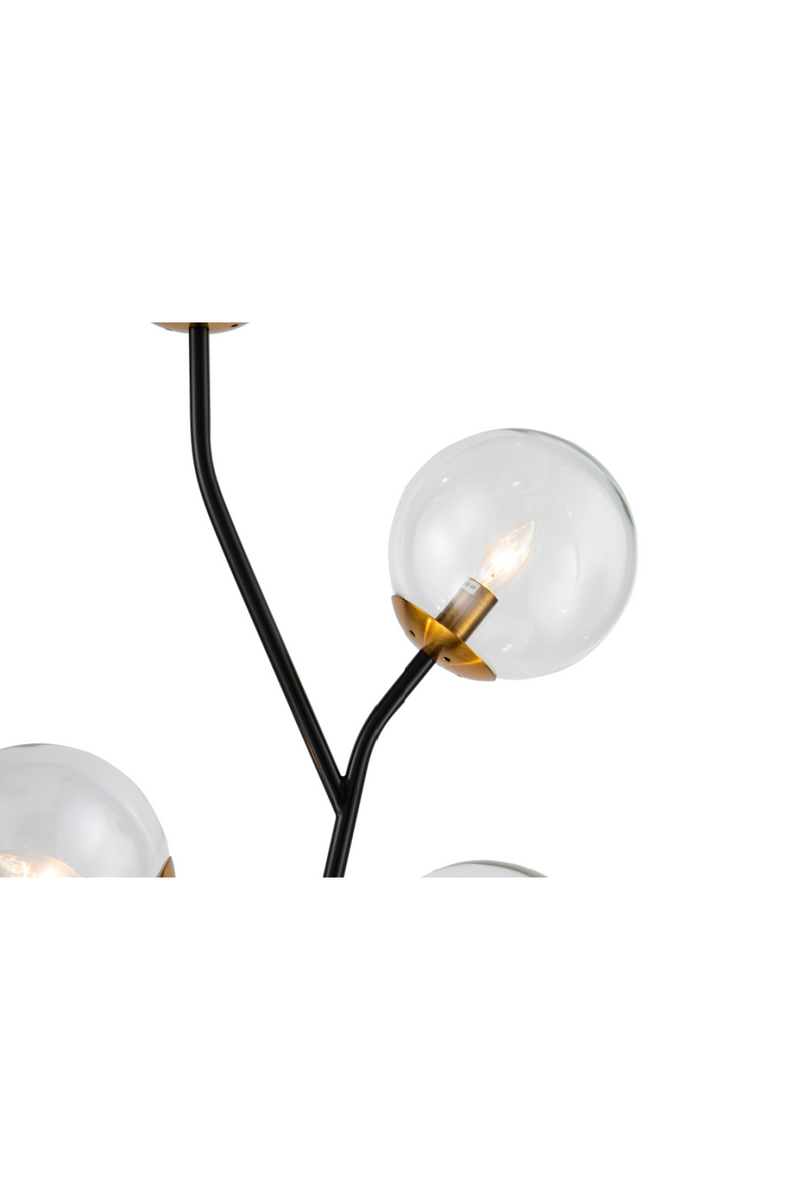 Glass Orbs Floral Floor Lamp | Liang & Eimil Cubic | Oroatrade.com