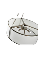 Brass Framed Linen Pendant Lamp | Liang & Eimil Baltimore | Oroatrade.com