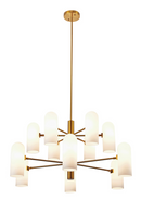 White Glass Maximalist Chandelier | Liang & Eimil Pawson | Oroatrade.com