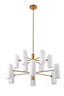 White Glass Maximalist Chandelier | Liang & Eimil Pawson | Oroatrade.com