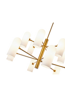 White Glass Maximalist Chandelier | Liang & Eimil Pawson | Oroatrade.com