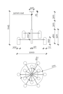 White Glass Maximalist Chandelier | Liang & Eimil Pawson | Oroatrade.com