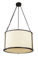 Black Framed Linen Pendant Lamp | Liang & Eimil Baltimore | Oroatrade.com