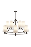 12 Conincal Shades Chandelier | Liang & Eimil Gildan | Oroatrade.com