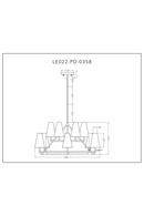 12 Conincal Shades Chandelier | Liang & Eimil Gildan | Oroatrade.com