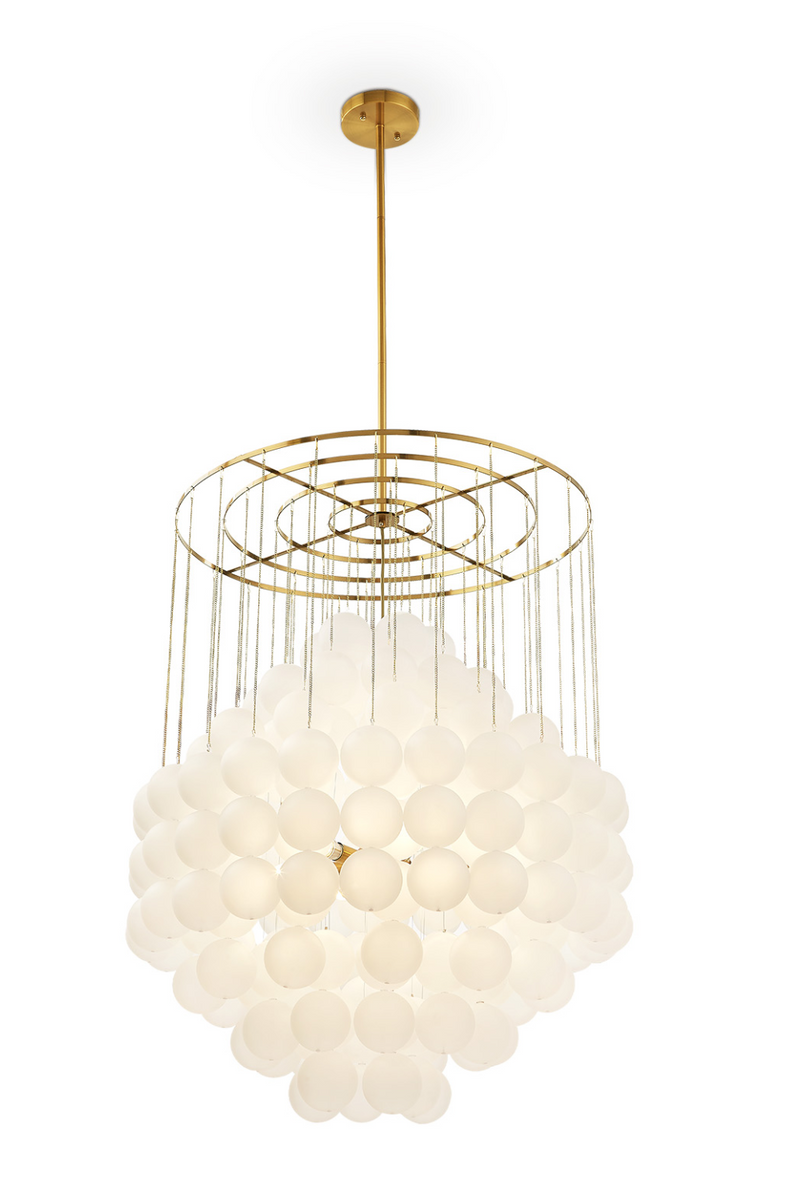 Frosted Glass Orbs Chandelier | Liang & Eimil Moon | Oroatrade.com