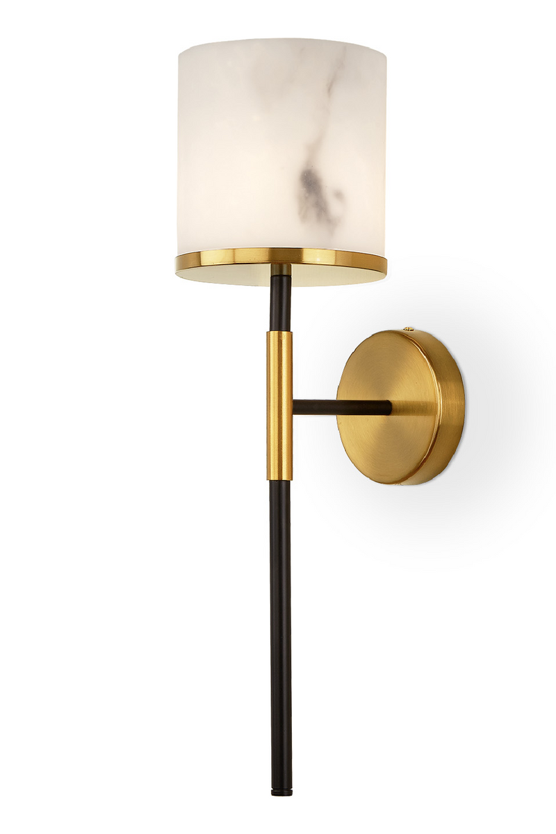 Alabaster Cylinder Wall Lamp | Liang & Eimil Callum | Oroatrade.com