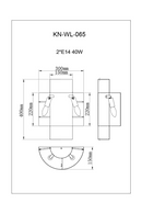 Modern Metallic Wall Lamp | Liang & Eimil Logan | Oroatrade.com