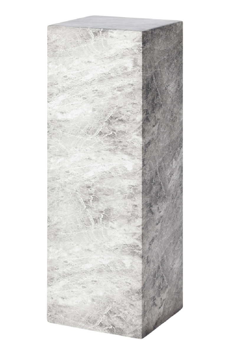 Gray Marble Pedestal | Liang & Eimil Long | Oroatrade.com