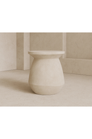 Ivory Concrete Sculptured Side Table | Liang & Eimil Poki | Oroatrade.com