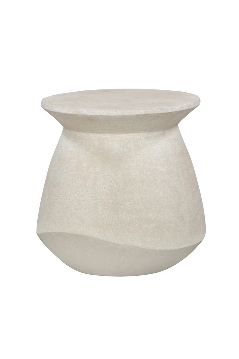Ivory Concrete Sculptured Side Table | Liang & Eimil Poki | Oroatrade.com