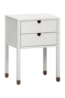White Wooden 2-Drawer Bedside Table | Liang & Eimil Alcudia | Oroatrade.com