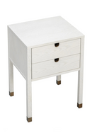 White Wooden 2-Drawer Bedside Table | Liang & Eimil Alcudia | Oroatrade.com