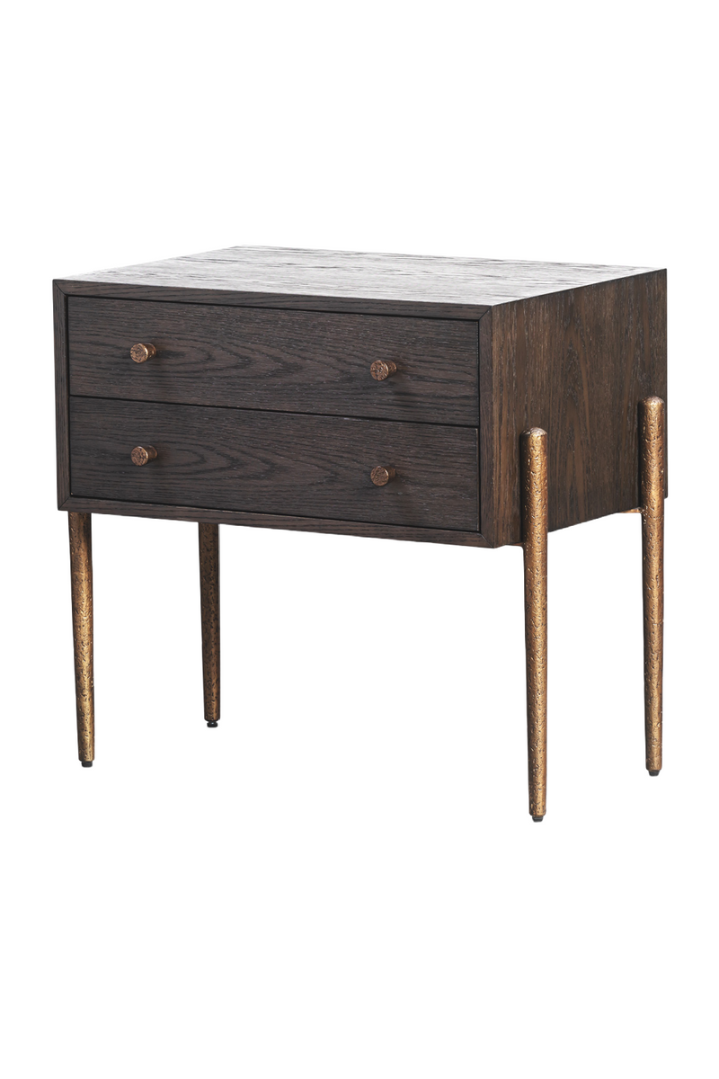 Oak 2-Drawer Bedside Table | Liang & Eimil Nella | Oroatrade.com