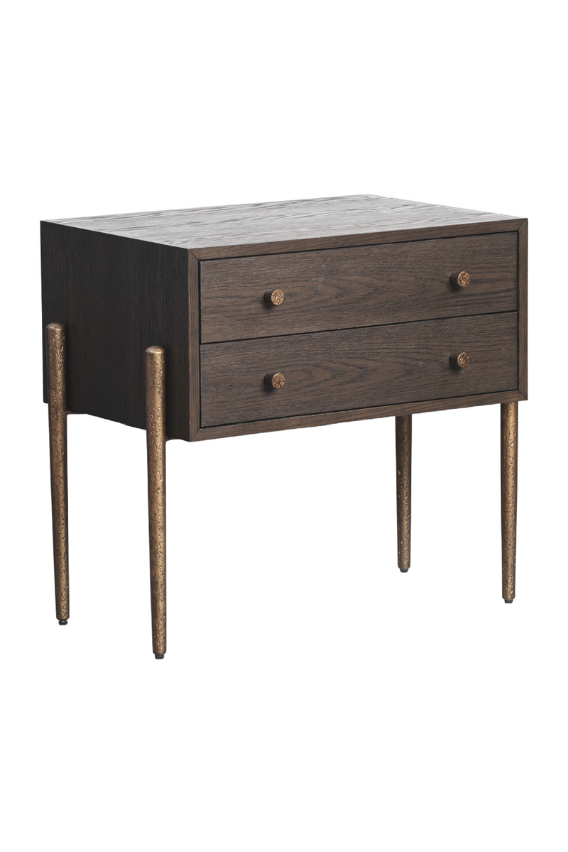 Oak 2-Drawer Bedside Table | Liang & Eimil Nella | Oroatrade.com