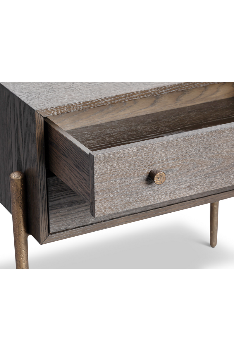 Oak 2-Drawer Bedside Table | Liang & Eimil Nella | Oroatrade.com