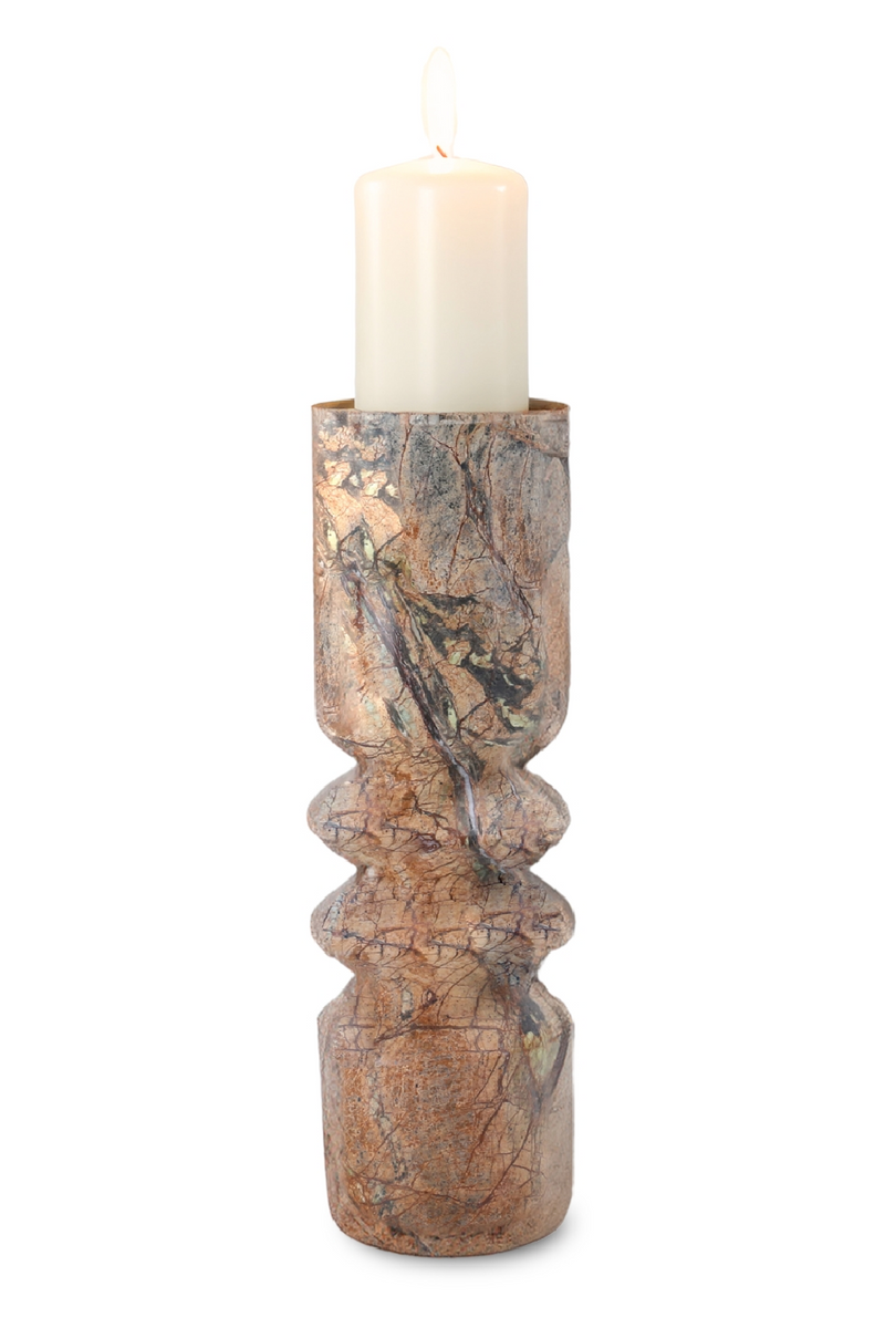 Brown Marble Candle Holder | Liang & Eimil Monorro | Oroatrade.com