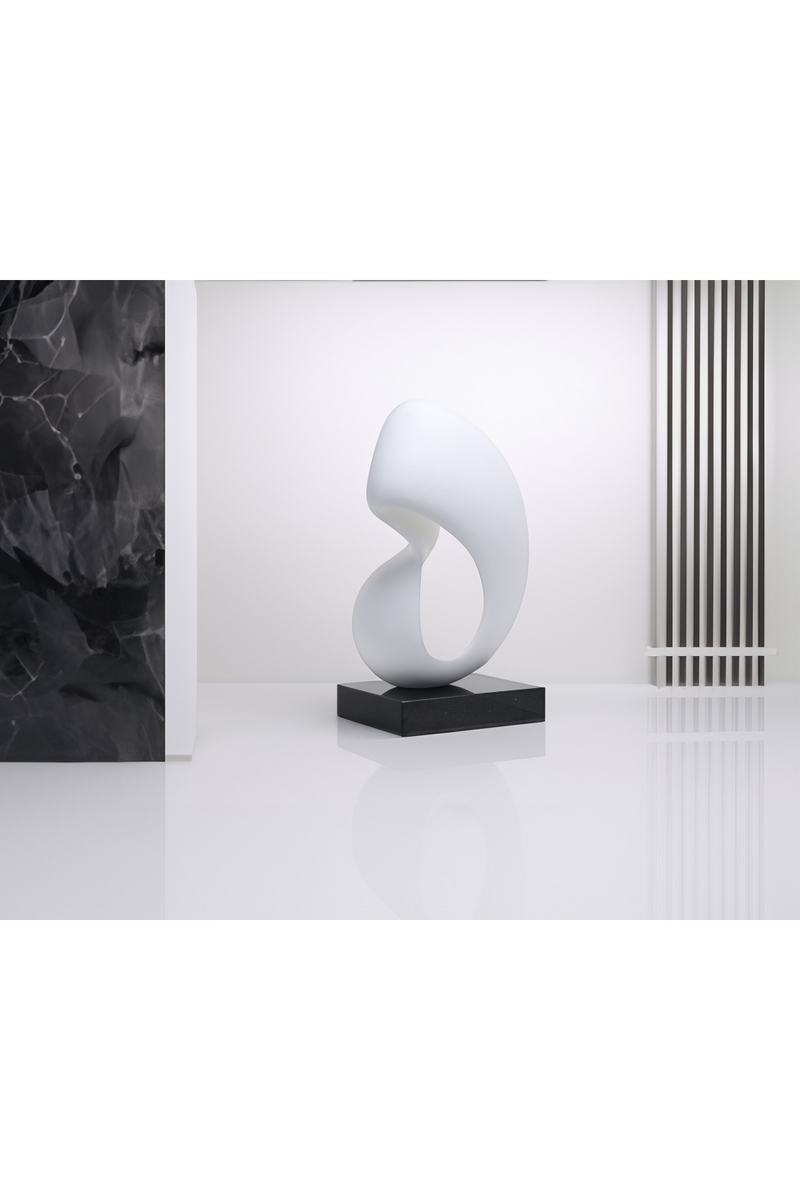 Modern White Abstract Sculpture | Liang & Eimil Lorenzo | Oroatrade.com