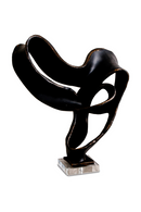 Dark Bronze Twisted Sculpture | Liang & Eimil Elysium | Oroatrade.com
