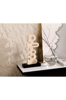 Beige Travertine Modern Sculpture | Liang & Eimil Sculpted Serenity | Oroatrade.com