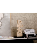 Beige Travertine Modern Sculpture | Liang & Eimil Sculpted Serenity | Oroatrade.com