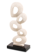 Beige Travertine Stacked Sculpture | Liang & Eimil Stone Flow | Oroatrade.com