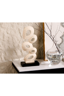 Beige Travertine Stacked Sculpture | Liang & Eimil Stone Flow | Oroatrade.com