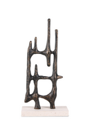 Bronze Sculpture with Marble Base | Liang & Eimil Athena's Poise | Oroatrade.com