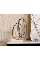 Looped Bronze Marble Sculpture | Liang & Eimil Kinetic Harmony | Oroatrade.com