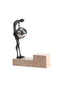 Abstract Human Bronze Sculpture | Liang & Eimil Contemplation | Oroatrade.com
