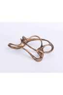 Golden Bronze Looped Sculpture | Liang & Eimil Aion | Oroatrade.com