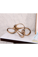 Golden Bronze Looped Sculpture | Liang & Eimil Aion | Oroatrade.com