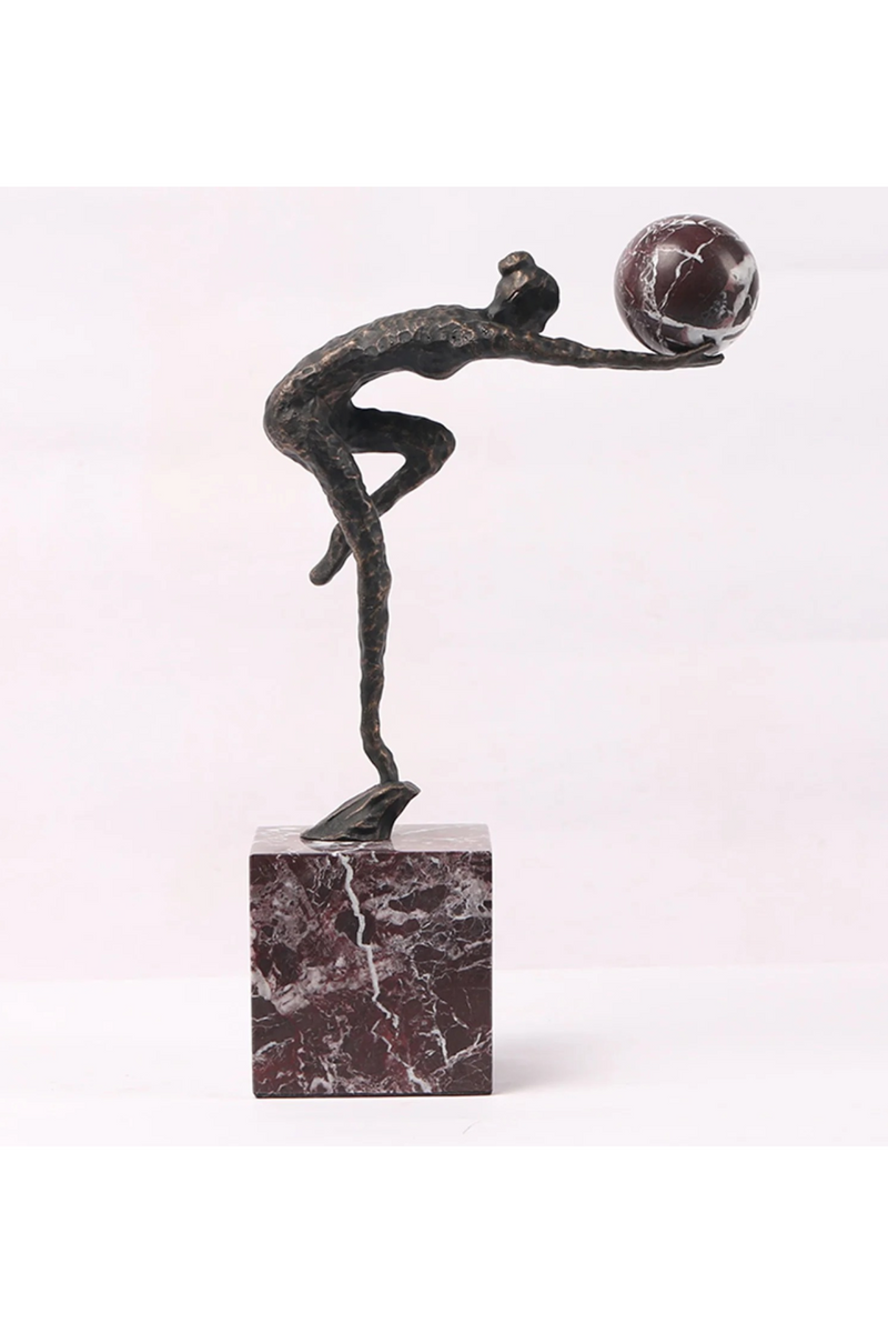 Dark Bronze Woman Sculpture | Liang & Eimil Selene | Oroatrade.com