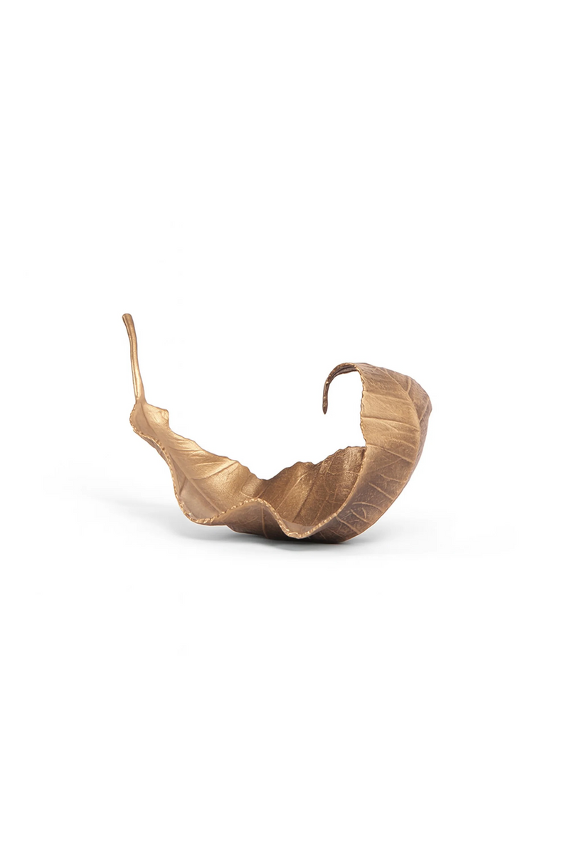Golden Leaf Sculpture | Liang & Eimil Dryas | Oroatrade.com