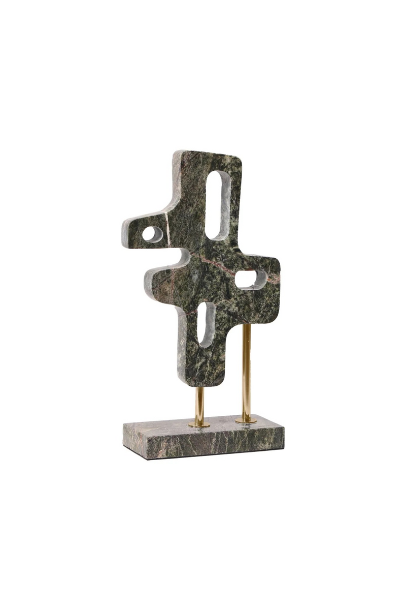 Green Marble Abstract Sculpture | Liang & Eimil Thaloris | Oroatrade.com