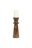 Dark Brown Marble Candle Holder | Liang & Eimil Melora | Oroatrade.com
