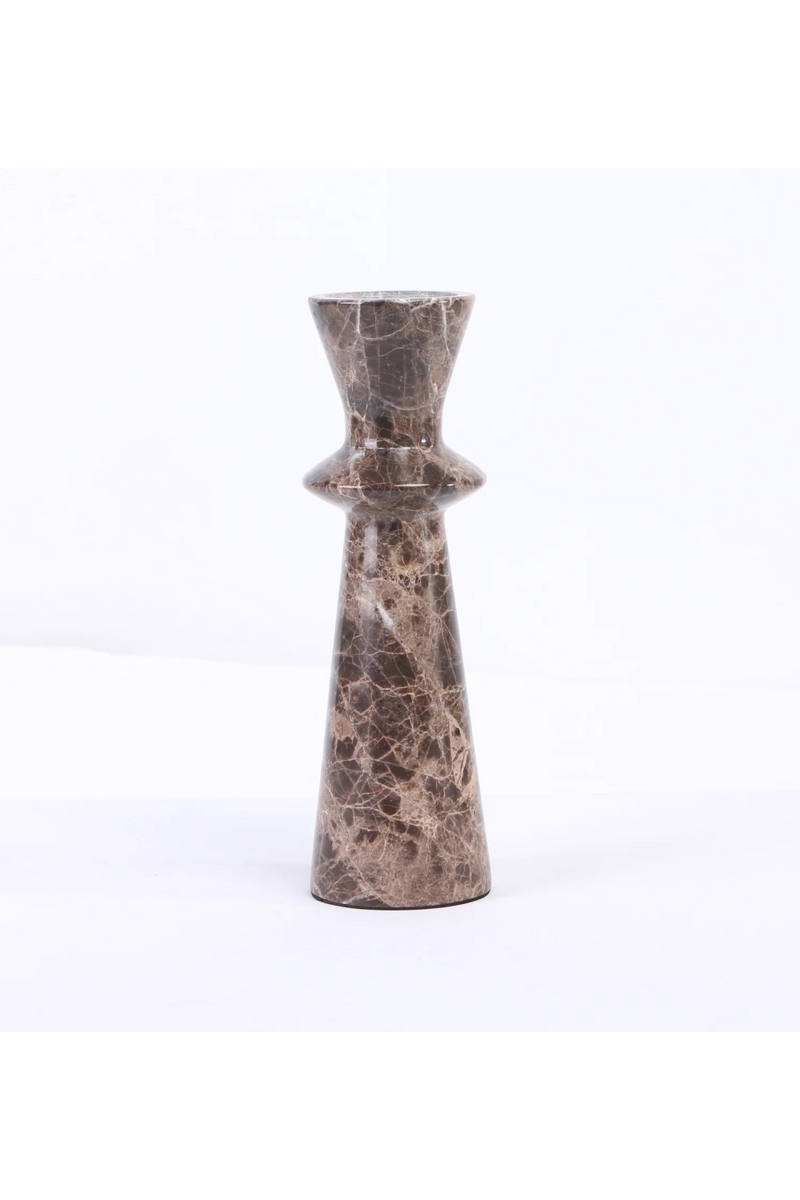 Dark Brown Marble Candle Holder | Liang & Eimil Melora | Oroatrade.com